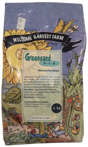 Welcome Harvest Farm - Greensand Natural Powder Fertilizer - 2kg