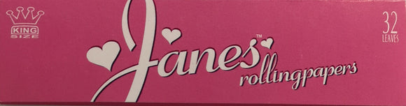 Janes King Size Rolling Papers 32 Per Pack
