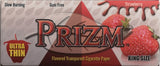 Prizm King Size Transparent Flavored Rolling Papers 32 Per Pack- Flavors Available