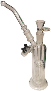 Hoss Glass - 18mm Bubbler/Ash Catcher Combo - Colors Available