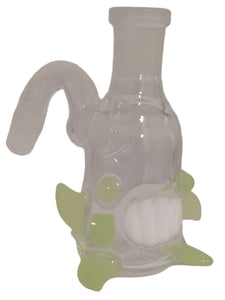 Kahuna Glass - 14mm 45° Dry Ash Catcher - Green