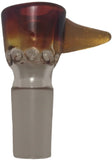 Leisure Glass - 14mm Colored Bowl w/ Built In Screen - Colors Available