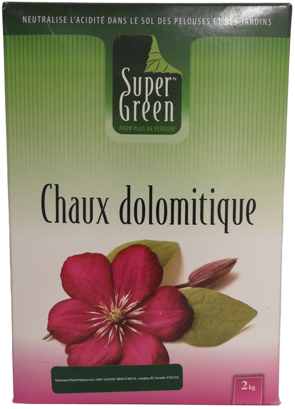 Super Green - Dolomitic Lime Slow Release pH Up - 2kg