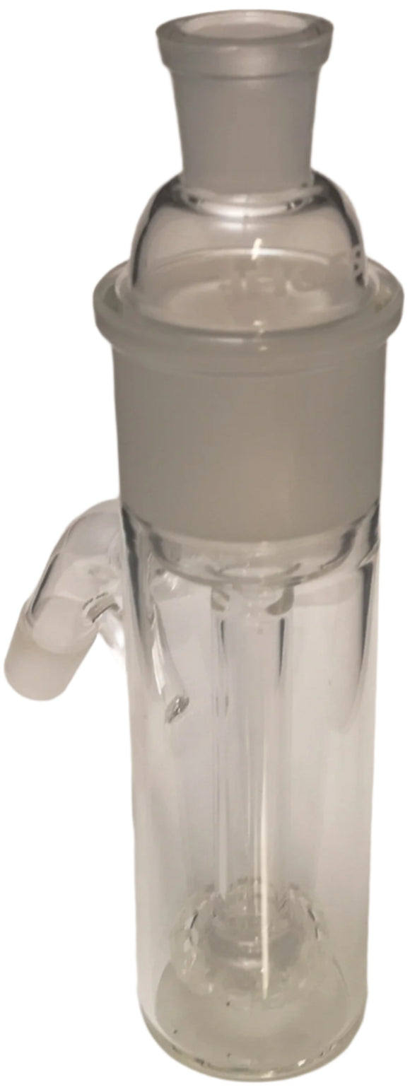 Hoss Glass - 18mm Ash Catcher w/ Removable 45mm Showerhead Downstem - Clear
