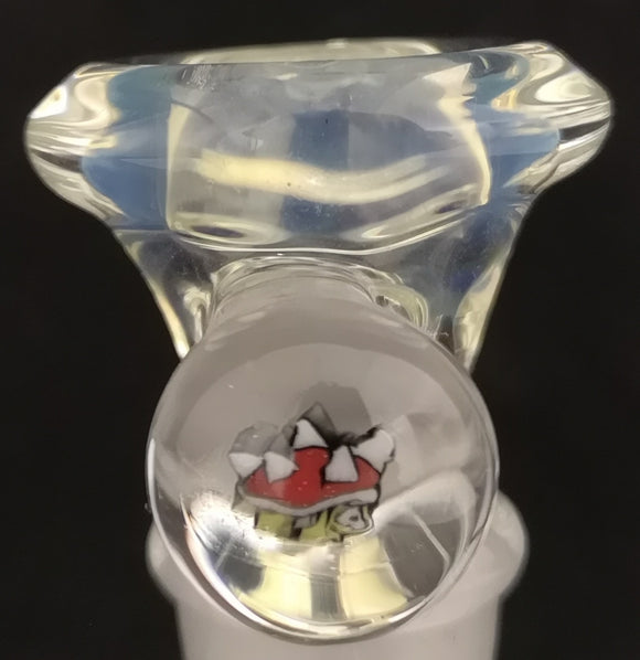 KOBB Glass - 14mm Fumed Econo Bowl w/ Millie (4 Hole) - Millie Designs Available