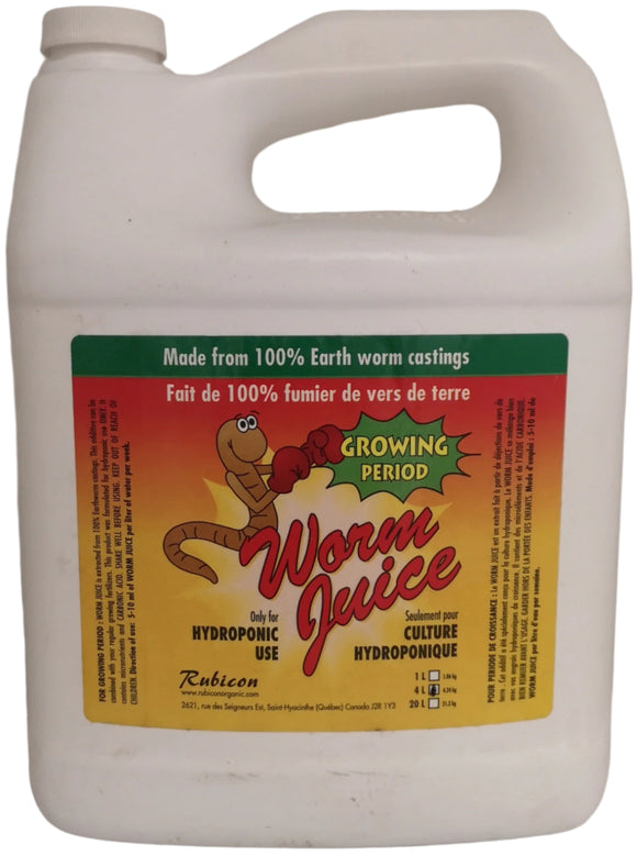 Rubicon - Worm Juice Liquid Earth Worm Castings Fertilizer - 4L