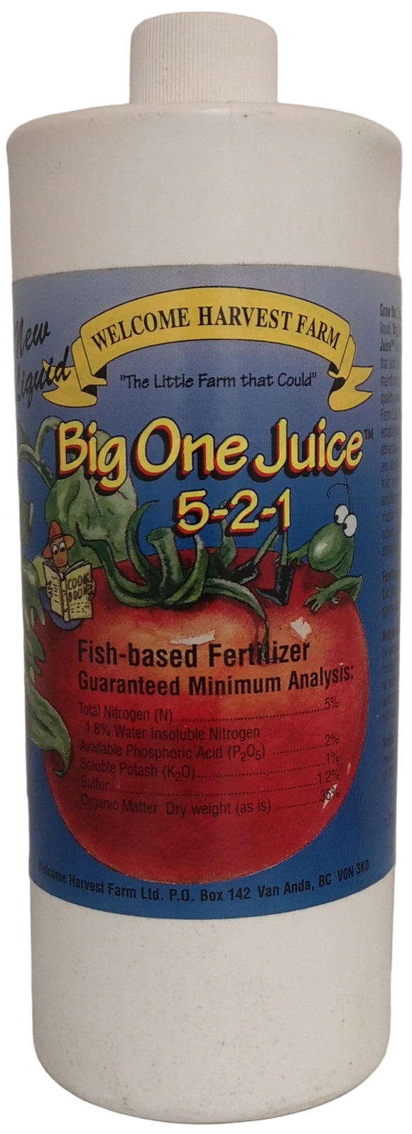 Welcome Harvest Farm - Big One Juice Fertilizer - 1L