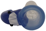 Kahuna Glass - 19½" Scalien Head Straight bong w/ Matching Bowl (4 Hole) - Colors Available