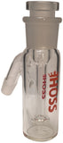 Hoss Glass - 18mm Clear Ash Catcher w/ Removable Stem 29mm to 18mm - Stem Styles available