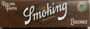 Smoking Single Wide Flavored Rolling Papers 50 Per Pack - Liquorice