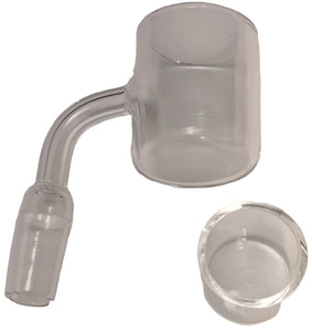 14mm Quartz Banger Male 90° w/ Removable Dish Insert