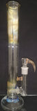 Terry Boake Glass - 15" CFL Fumed Stemline Bong w/ Matching Horn Bowl (4 Hole) - Pink