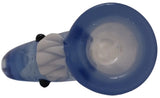Kahuna Glass - 17½" Scalien Beaker Bong w/ Matching Stem & Bowl (1 Hole) - Blue