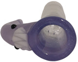 Kahuna Glass - 19½" Scalien Head Straight bong w/ Matching Bowl (4 Hole) - Colors Available