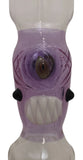 Kahuna Glass - 19" Scalien Head Straight Bong w/ Matching Bowl (4 Hole) - Colors Available