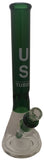 US Tubes - 16" Colored 7mm Beaker Bong w/ 18mm Bowl - Colors Available