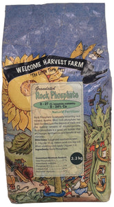 Welcome Harvest Farm - Rock Phosphate Powder Fertilizer - 2.2kg