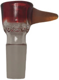 Leisure Glass - 14mm Colored Bowl w/ Built In Screen - Colors Available