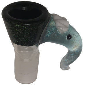 Kahuna Glass - 18mm Dichro Bowl (4 Hole) - Colors Available