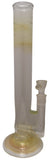 Terry Boake Glass - 15½" 18mm Fumed Stemline Bong w/ CFL Bridge & UV Bowl (4 Hole) - Blue V
