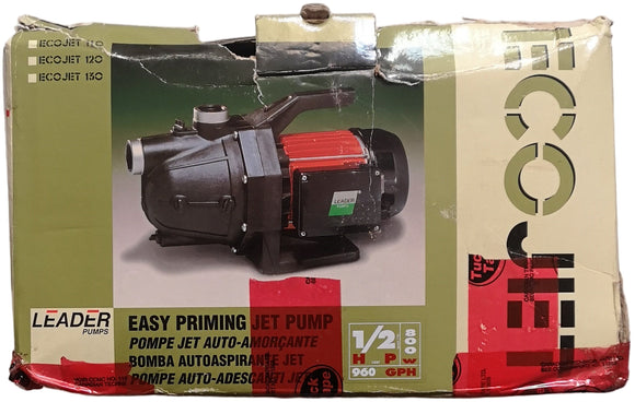 EcoJet - Multistage Water Pump ½HP 960 GPH