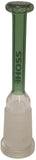 Hoss Glass - 29mm to 18mm Colored Showerhead Downstem - Sizes & Colors Available
