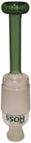 HOSS Glass - 5¾" 45mm to 18mm Colored Showerhead Downstem - Colors Available