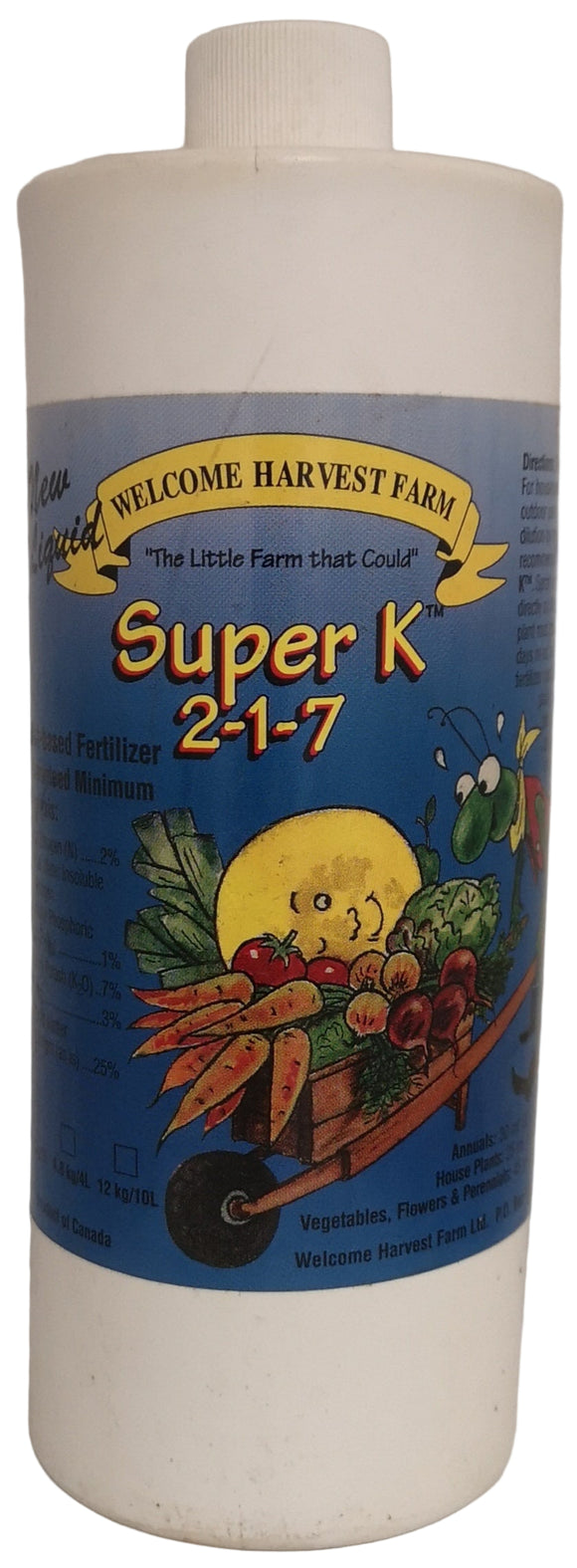 Welcome Harvest Farm - SuperK Fertilizer - 1L