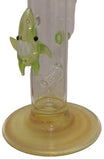 Kahuna Glass - 19" 18mm Partial Accent Single Stem - Green