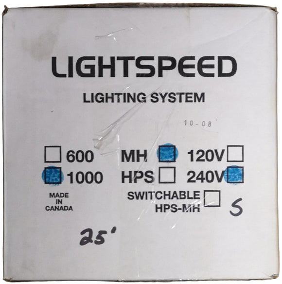 Light Speed - Magnetic Ballast 1000 Watt MH