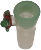 Benwa Glass - 18mm Colored Bowl w/ Designed Handle (4 Hole) - Colors & Handle Designs Available