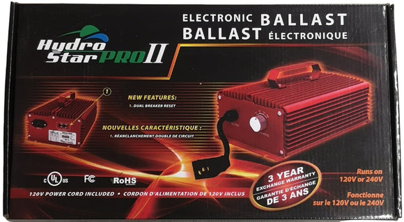 Hydro Star - Pro 2 Digital Ballast 1000 Watt HPS/MH