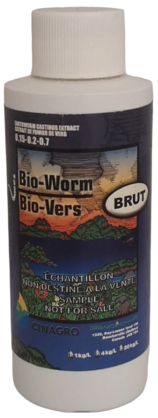 Cinagro - Bio-Worm Liquid Earth Worm Castings Extract Fertilizer - 100mL / 250mL / 1L / 4L