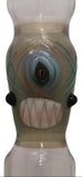 Kahuna Glass - 19" Scalien Head Straight Bong w/ Matching Bowl (4 Hole) - Colors Available