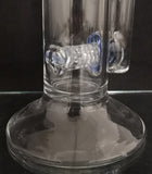 Terry Boake Glass - 15½" UV Stemline Bong w/ Matching Bowl (4 Hole) - Fire Water