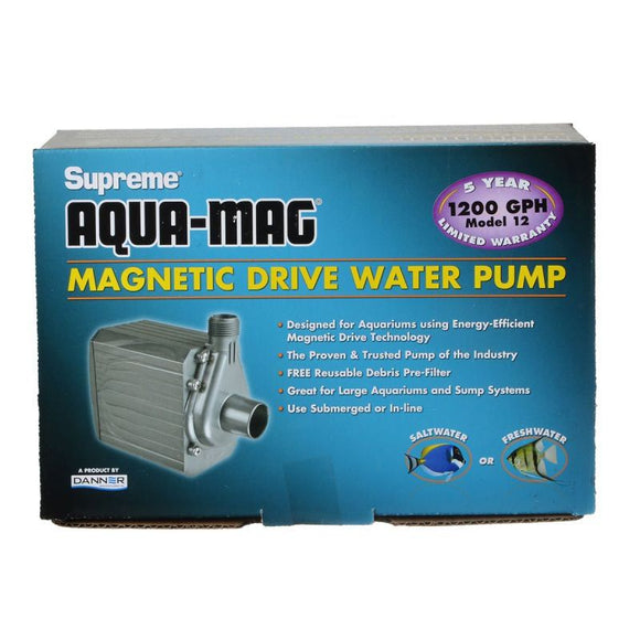 Supreme - Aqua-Mag Submersible Water Pump Model 12 1200 GPH