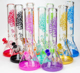 15" Tree of Life Beaker Bong - Colors Available