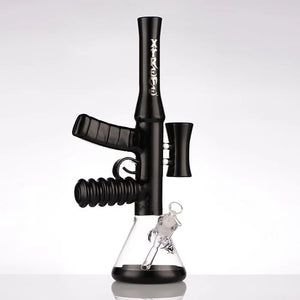 Xtreme Glass - 20" AK Forty Seven Beaker Bong - Black