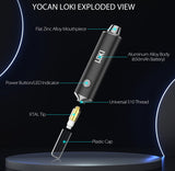 Yocan - Loki Portable Electric Nectar Collector - Black