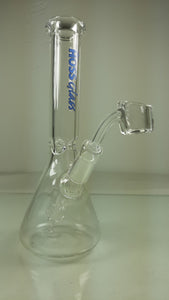 HOSS Glass - 8" Fixed 5 Arm 14mm Male Downstem Beaker Bong w/ Banger - HOSS30 - $140