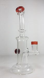 Green Belt Glass - 9" Accented Rig + Free Banger w/ Millie - $160