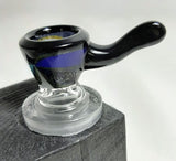 Robin Hood Glass - 18mm Worked Random Horn Bowl (Pinch Screen) Colors & Designs Available - $75