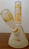 Pakoh Glass - 6.5" Sandblasted Golden Mini Beaker Rig  + Free Banger - $780
