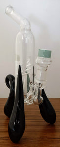 Ryno Glass - 10" Bent Neck Natural Diffuser Rig + Free  Banger - $700