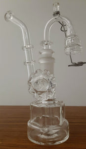 Zach Puchowitz Glass - 8.5" Removable Downstem Rig w/ Glass Gear + Free Banger