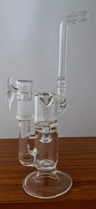 Natty Glassworks - 11.5" Natural Perk Rig + Free Banger - $250