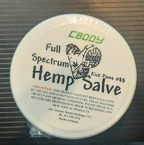 CBDDY - Full Spectrum Hemp Salve Body Cream