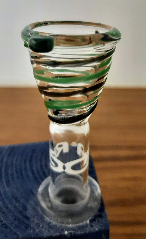 ROOR - 14mm Spiral Wrapped Bowl (ROOR Screen Needed) - Colors Available