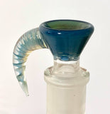 2K Glass Bowls - 18mm Colored Horn Bowl (4 Hole) - Colors Available - $120
