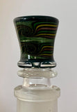 Mike Fro Glass - 18mm Worked Bowl w/ no handle (1 Hole) - $80